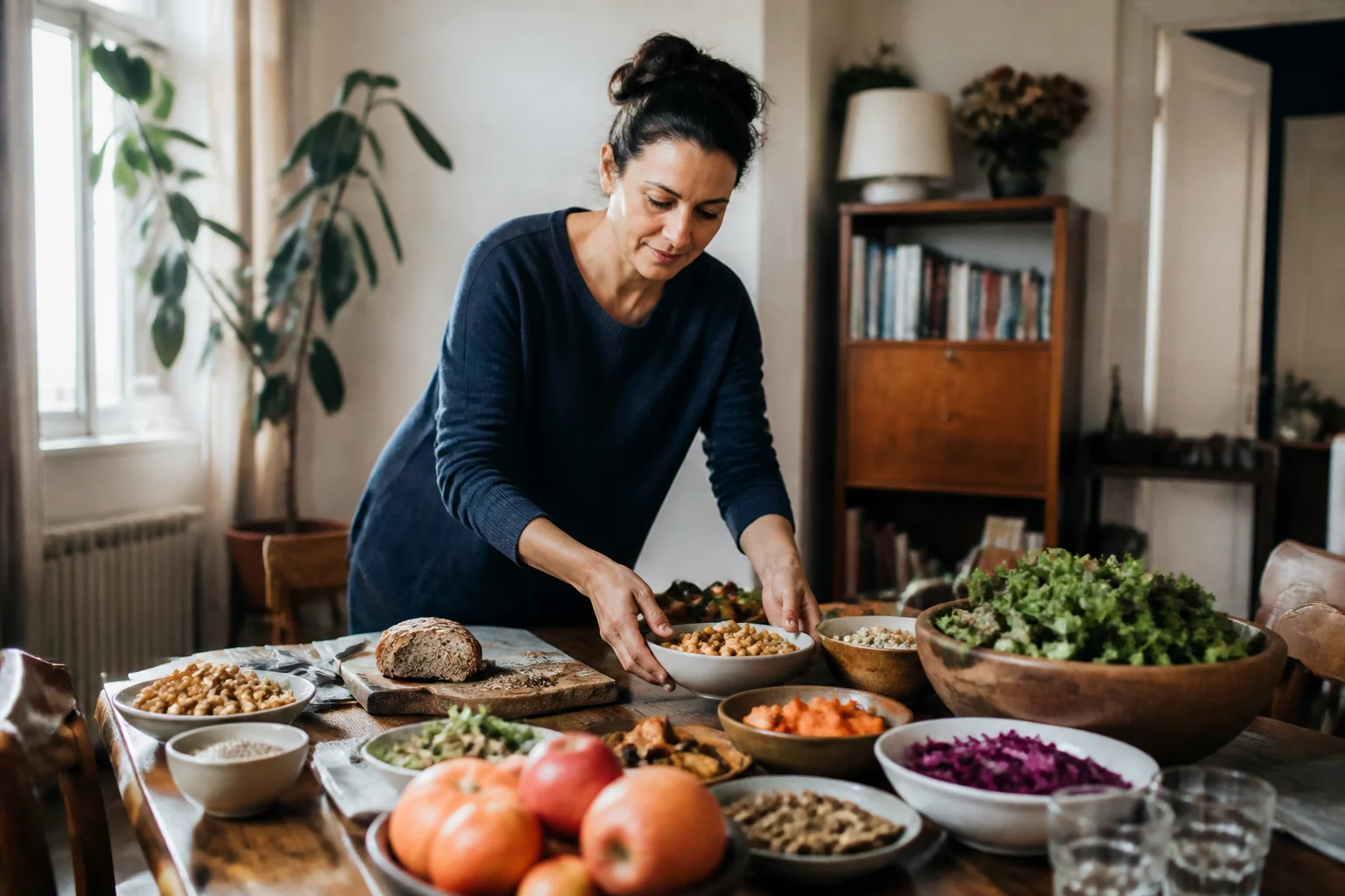 Photographie éditoriale en lien avec « Alimentation anti-inflammatoire : un modèle global, pas une liste de superaliments »