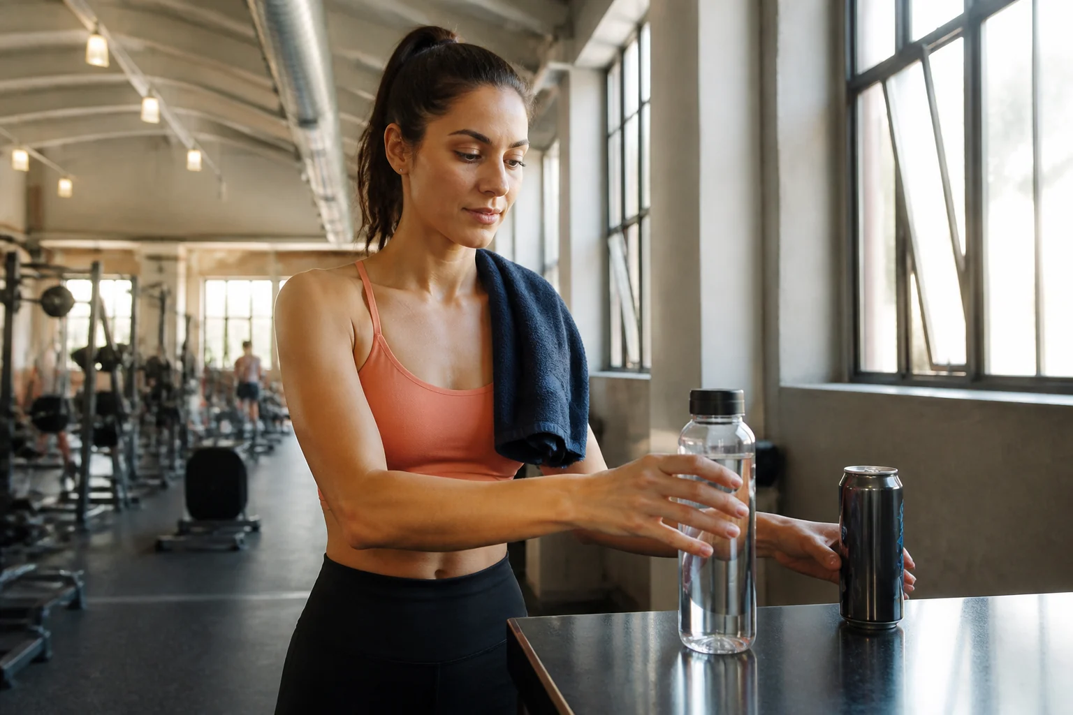 Photographie éditoriale en lien avec « Boissons énergisantes : caféine, sucre et mélange avec le sport ou l’alcool »