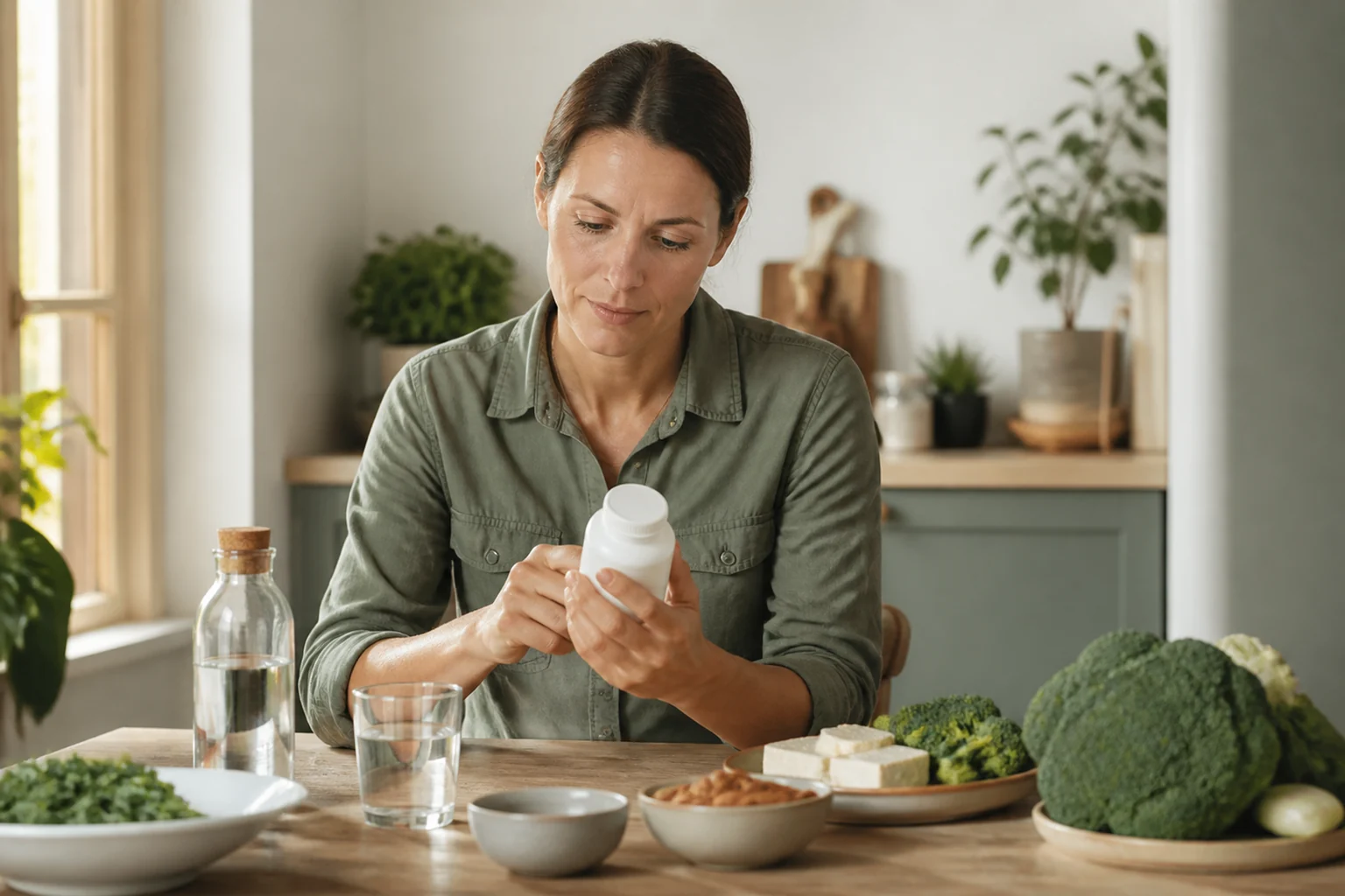 Photographie éditoriale en lien avec « Calcium : aliments, eaux minérales et complément seulement si nécessaire »