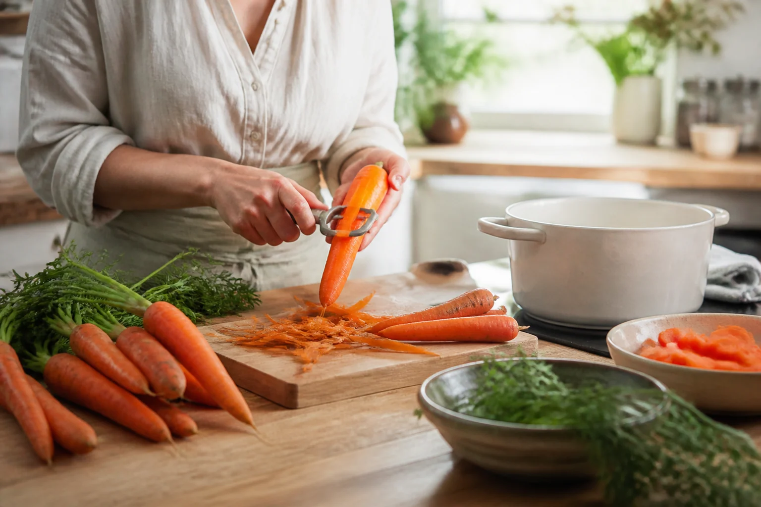 Photographie éditoriale en lien avec « Carottes : leur cuisson augmente-t-elle vraiment les bénéfices nutritionnels ? »