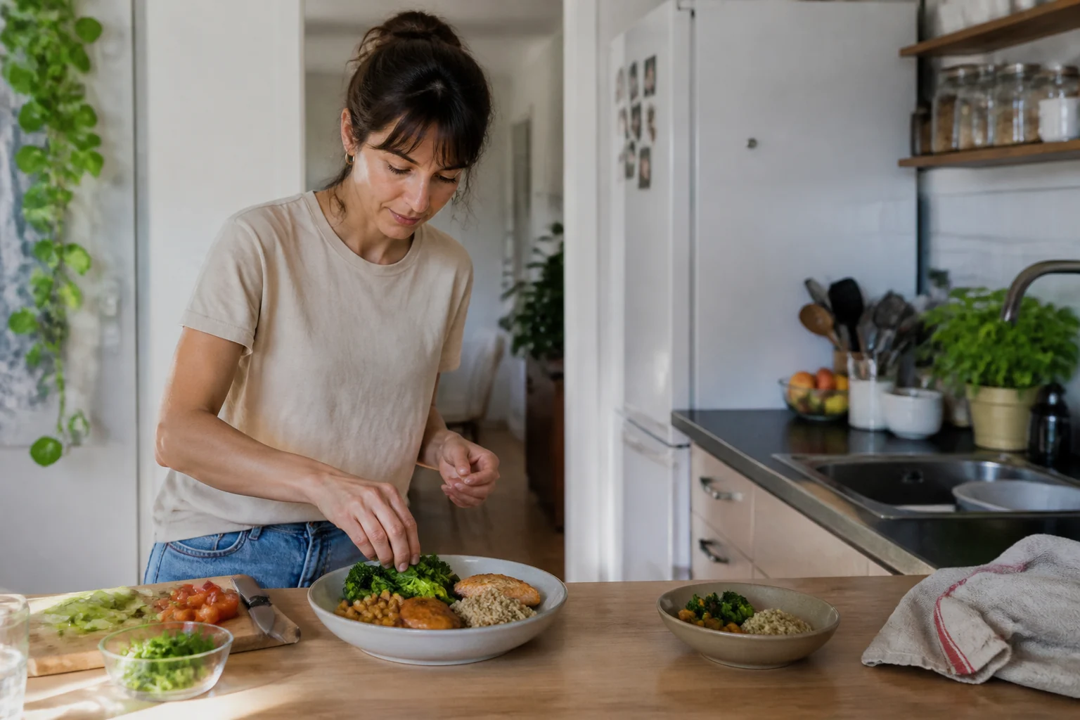 Photographie éditoriale en lien avec « Déficit calorique : le comprendre sans manger toujours moins »