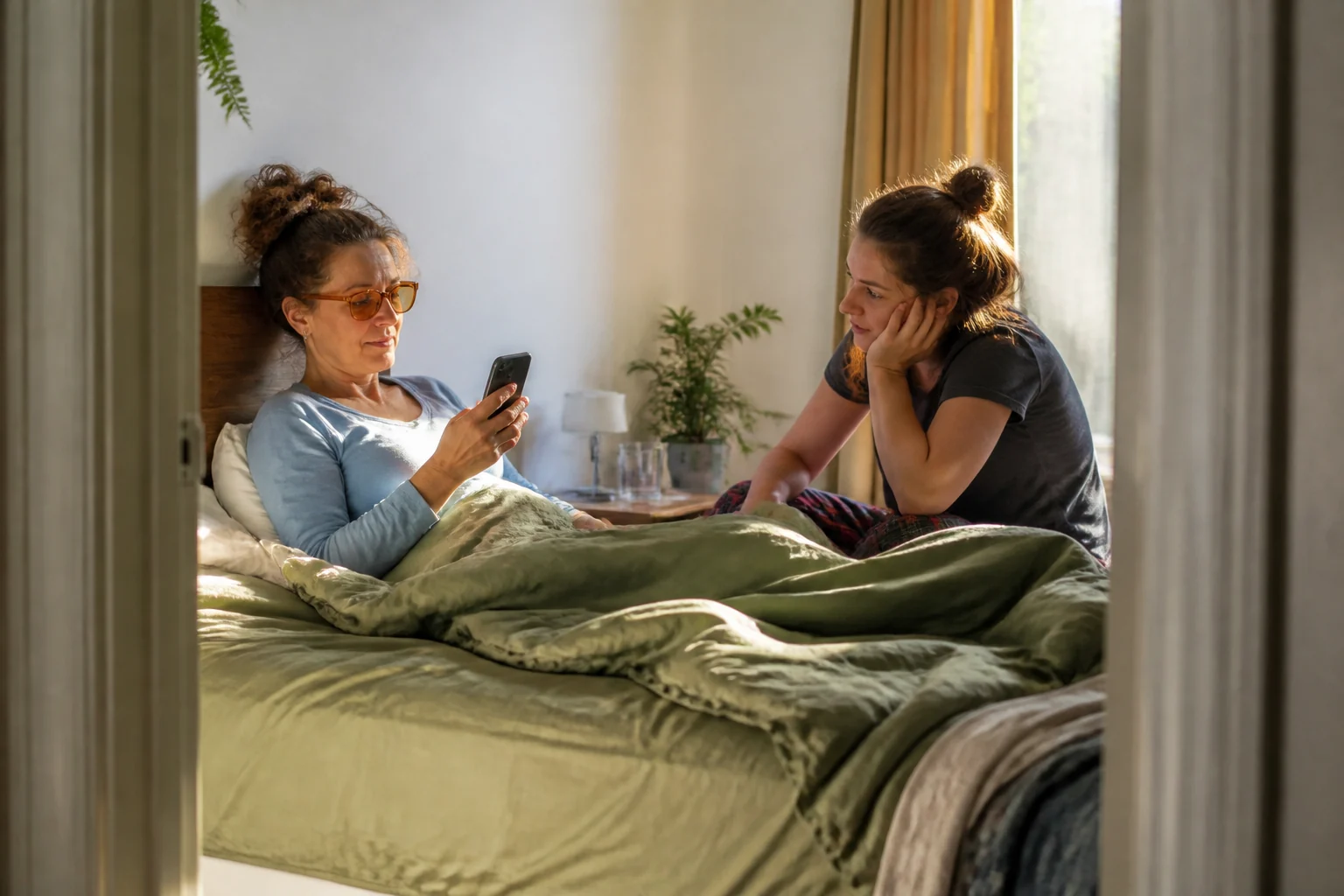 Photographie éditoriale en lien avec « Écrans et sommeil : la lumière bleue n’est pas le seul problème »