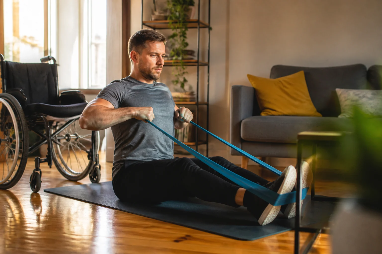 Photographie éditoriale en lien avec « Élastiques de musculation : progresser avec un matériel vraiment léger »