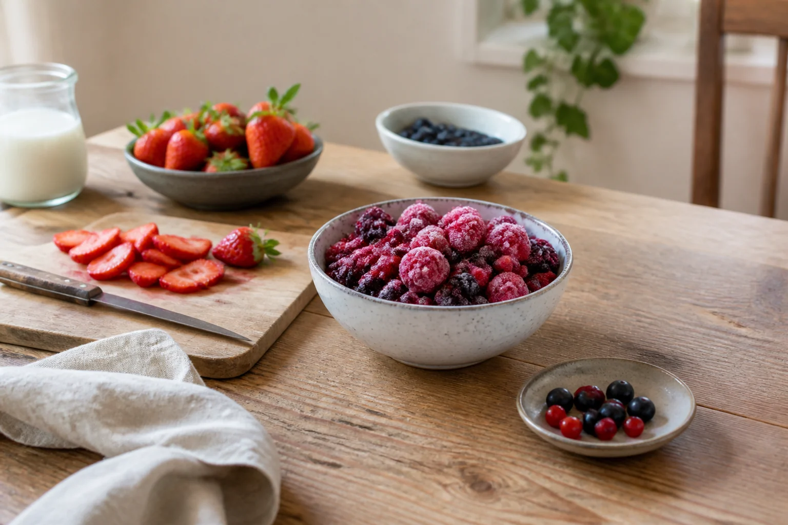 Photographie éditoriale en lien avec « Fruits rouges surgelés : une option santé toute l’année ? »