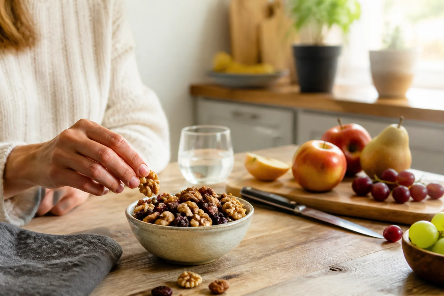 Photographie éditoriale en lien avec « Fruits secs : collation concentrée ou piège calorique ? »