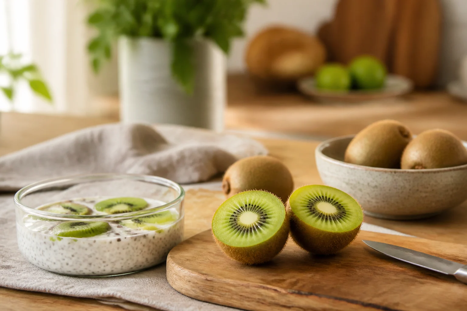 Photographie éditoriale en lien avec « Kiwi : transit, vitamine C et meilleur moment pour le manger »