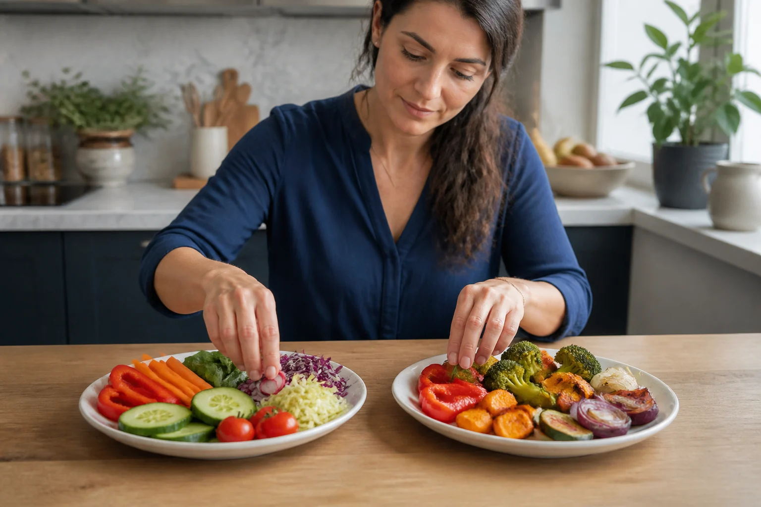 Photographie éditoriale en lien avec « Légumes crus ou cuits : vitamines, digestion et meilleure combinaison »