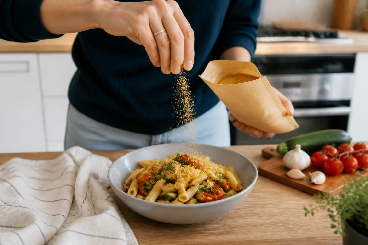 Photographie éditoriale en lien avec « Levure nutritionnelle : goût fromagé, protéines et piège de la vitamine B12 »