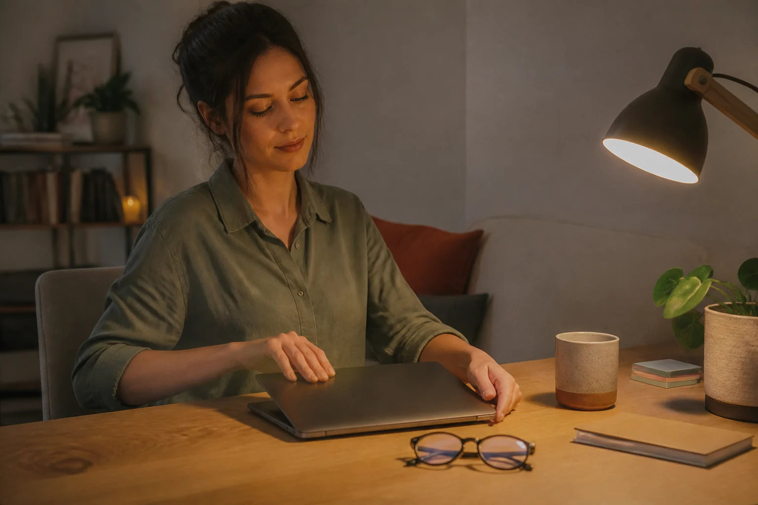Photographie éditoriale en lien avec « Lunettes anti-lumière bleue : sommeil, fatigue visuelle et achat utile ou non »