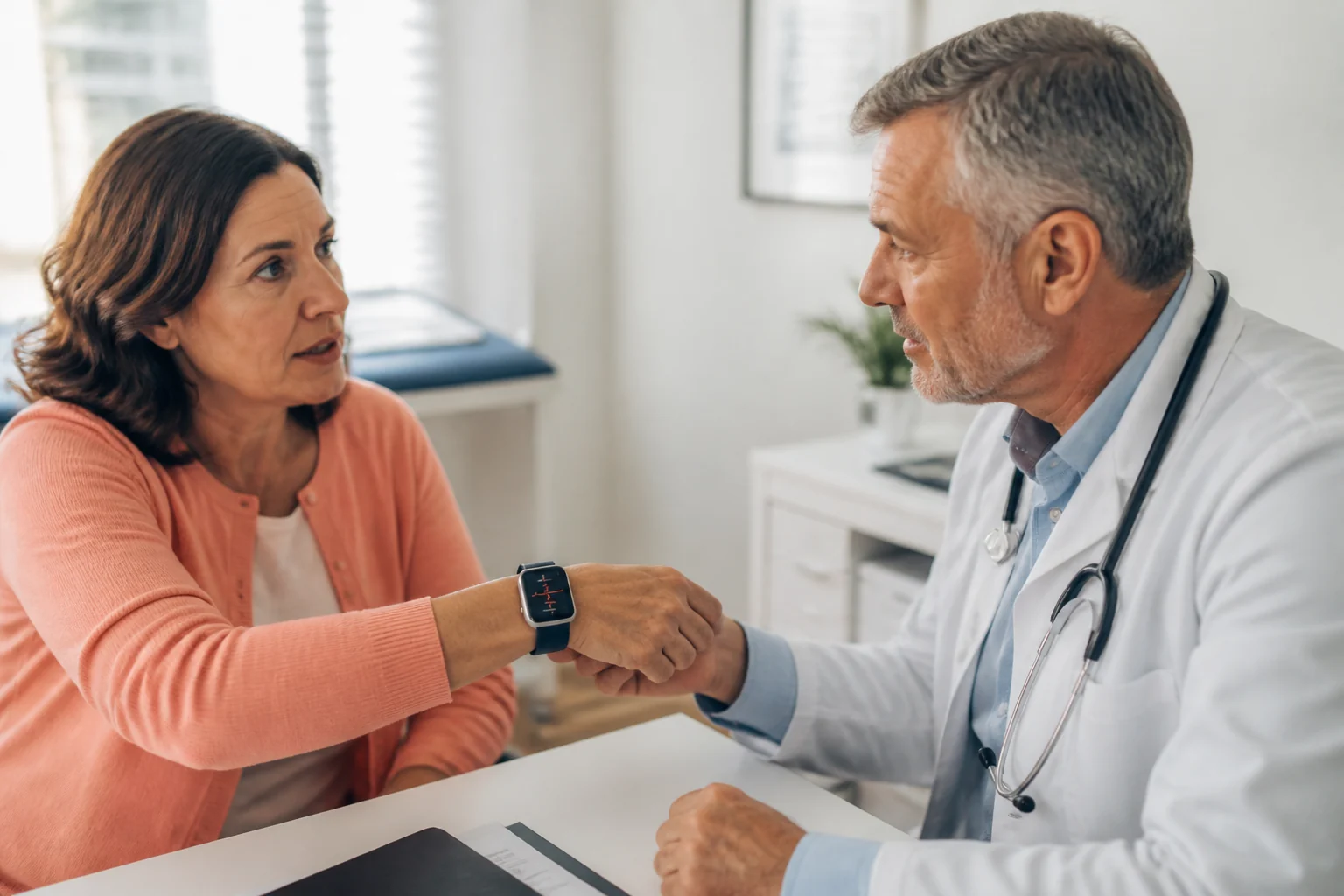 Photographie éditoriale en lien avec « ECG sur montre connectée : ce qu’il peut détecter et ce qu’il ne voit pas »