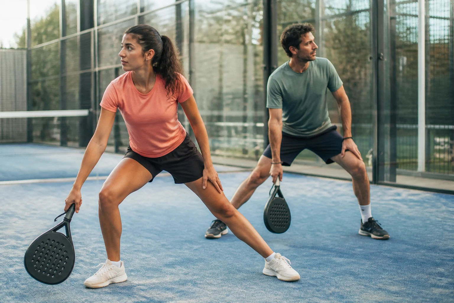 Photographie éditoriale en lien avec « Padel débutant : bénéfices cardio et blessures à prévenir »