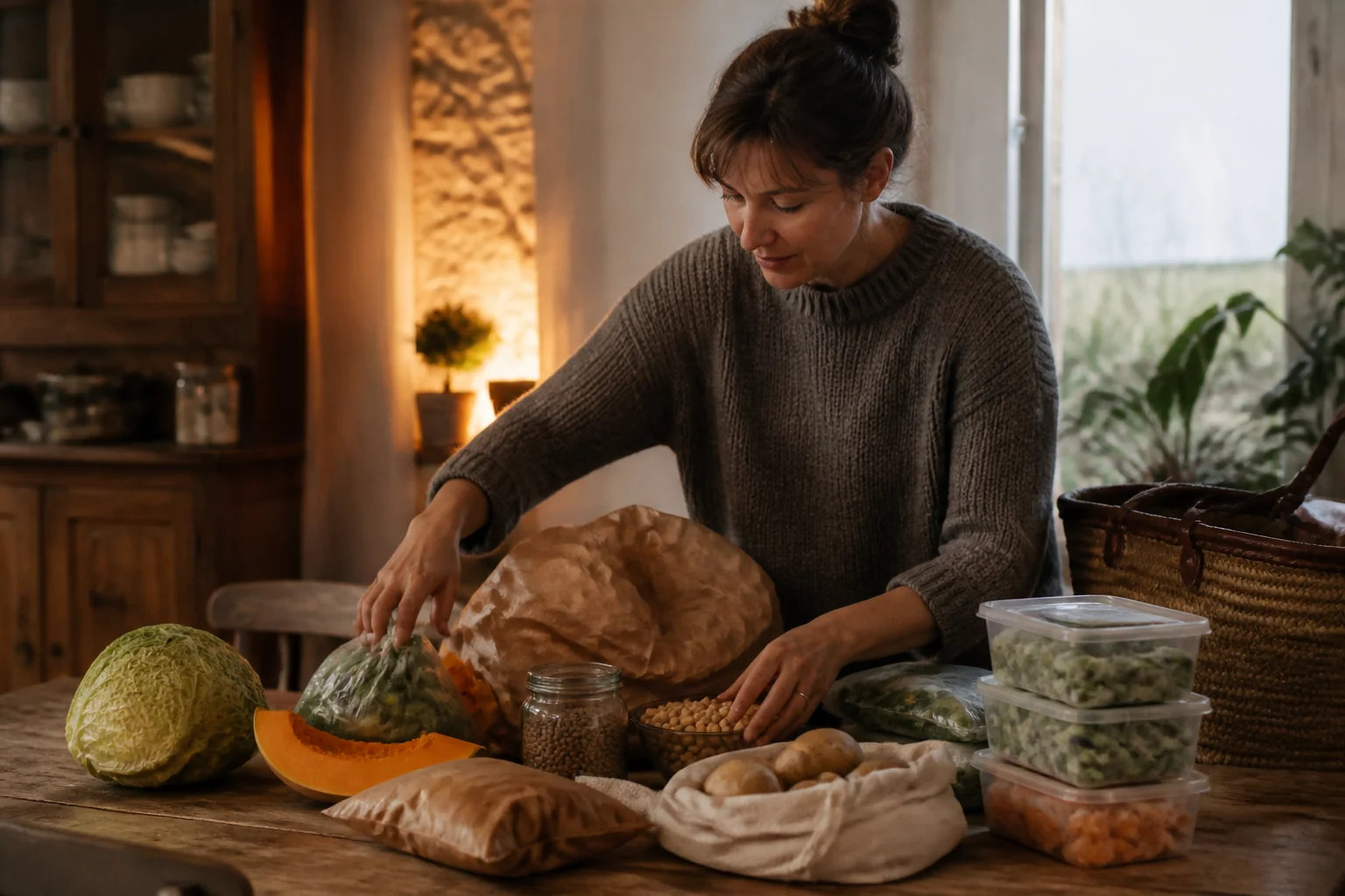 Photographie éditoriale en lien avec « Manger équilibré avec un petit budget : les achats qui comptent vraiment »