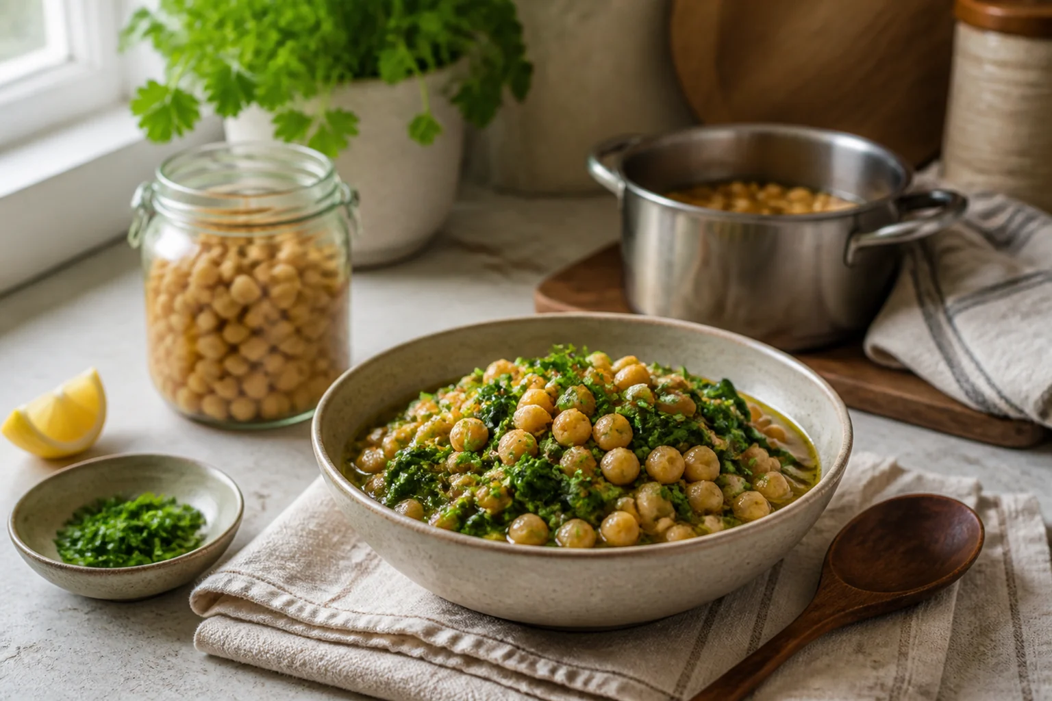Photographie éditoriale en lien avec « Pois chiches : conserve ou cuisson maison, que choisir ? »