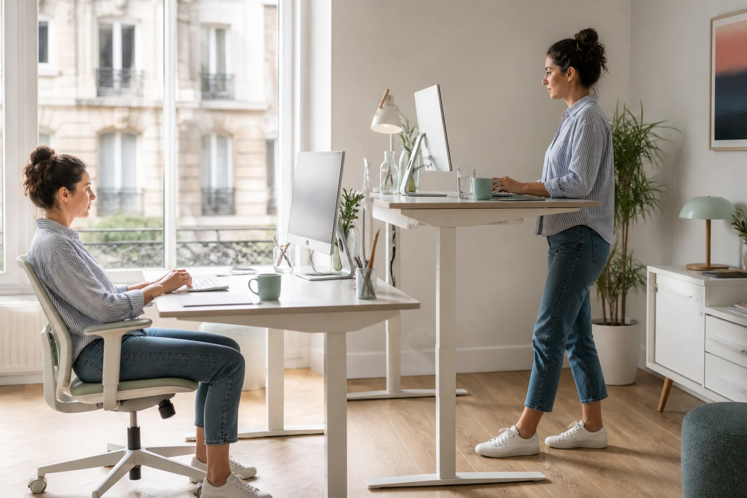 Photographie éditoriale en lien avec « Posture parfaite : pourquoi bouger souvent compte plus que se tenir figé »