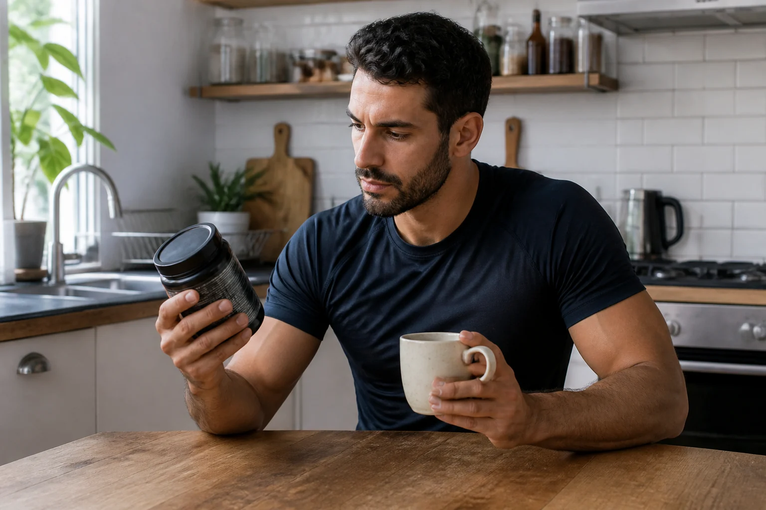 Photographie éditoriale en lien avec « Pré-workout : caféine, mélanges propriétaires et risques à vérifier »