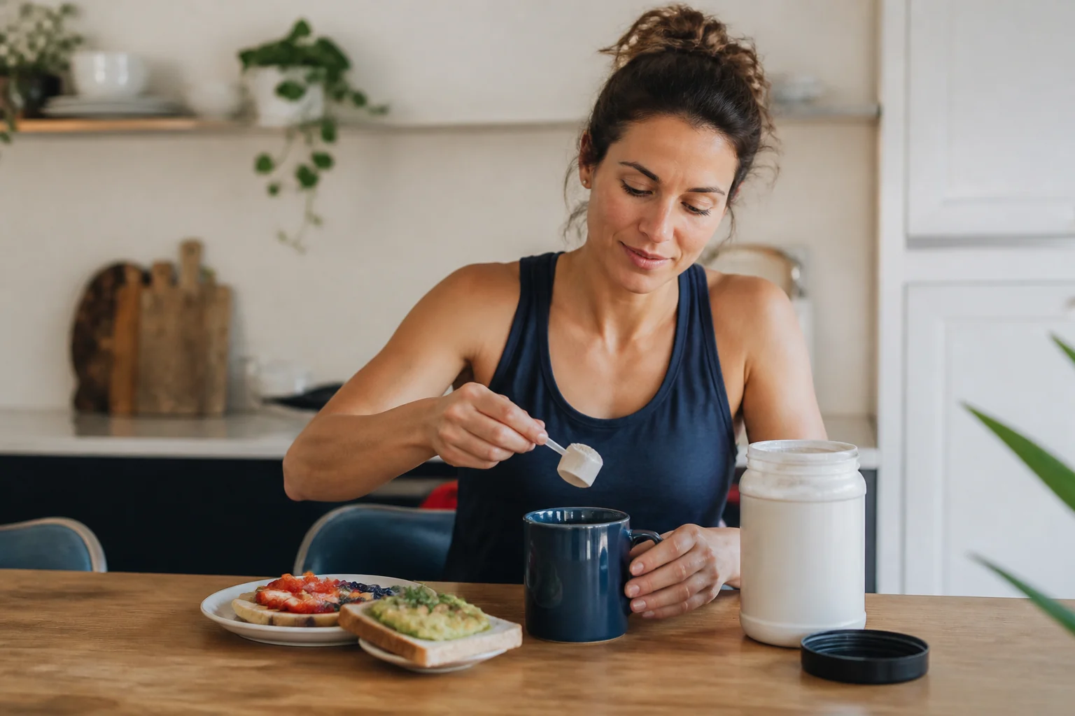 Photographie éditoriale en lien avec « Protein coffee : café protéiné pratique ou petit-déjeuner incomplet ? »