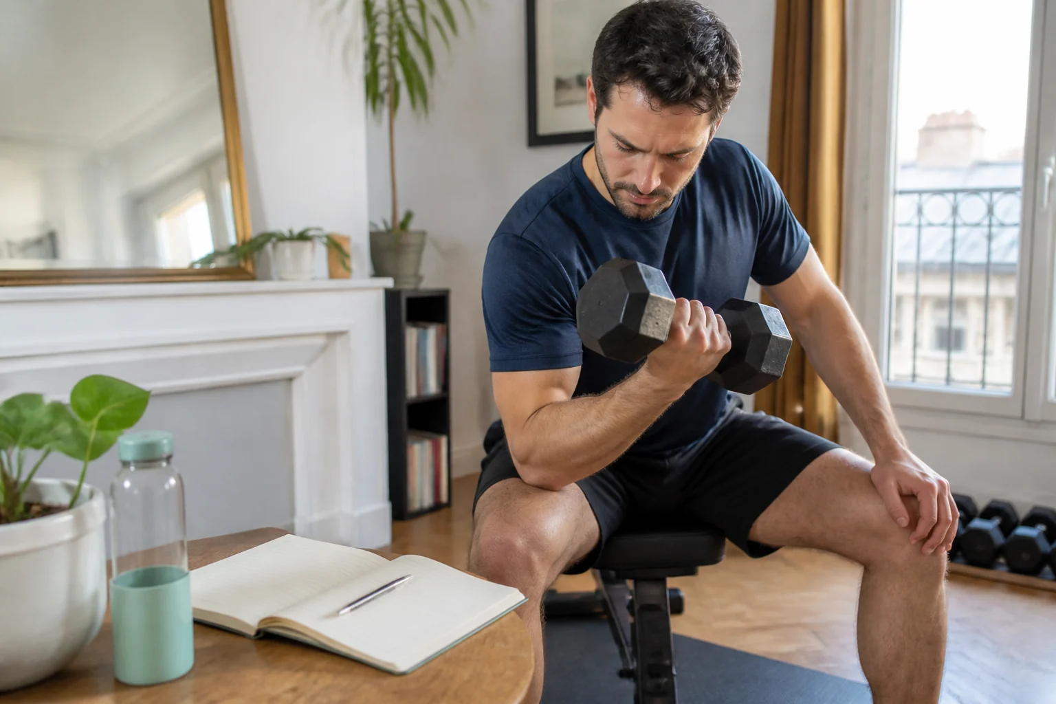 Photographie éditoriale en lien avec « Combien de répétitions pour prendre du muscle ? Une plage plutôt qu'un chiffre »
