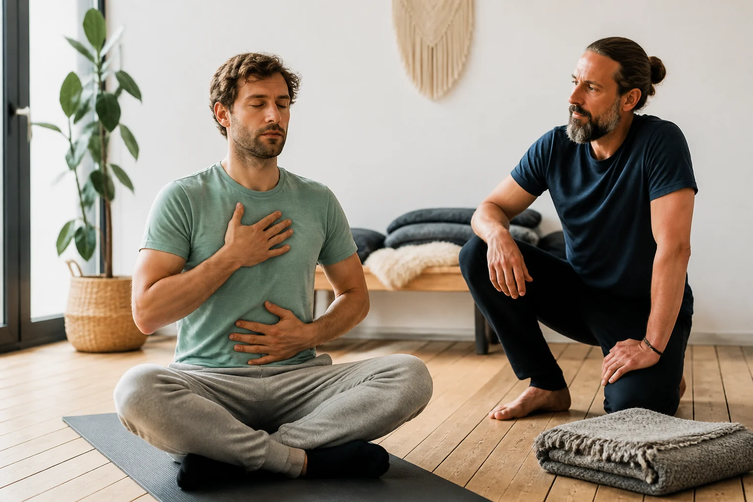 Photographie éditoriale en lien avec « Méthode Wim Hof : respiration, froid et règles de sécurité non négociables »