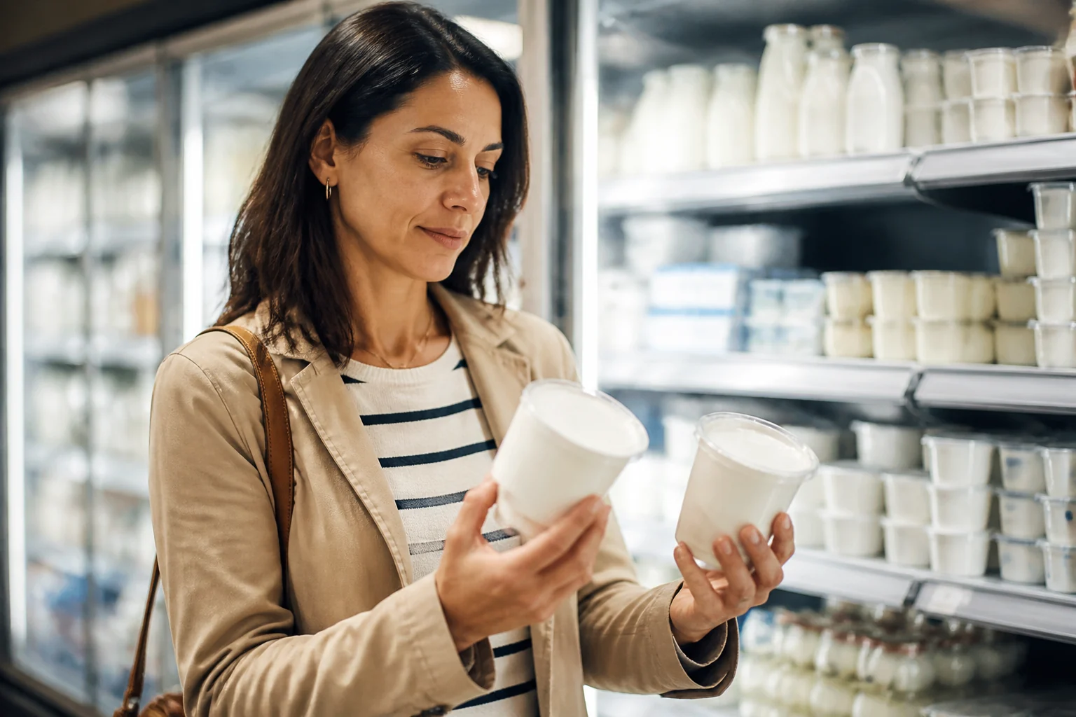 Photographie éditoriale en lien avec « Skyr ou yaourt grec : protéines, matières grasses et marketing »