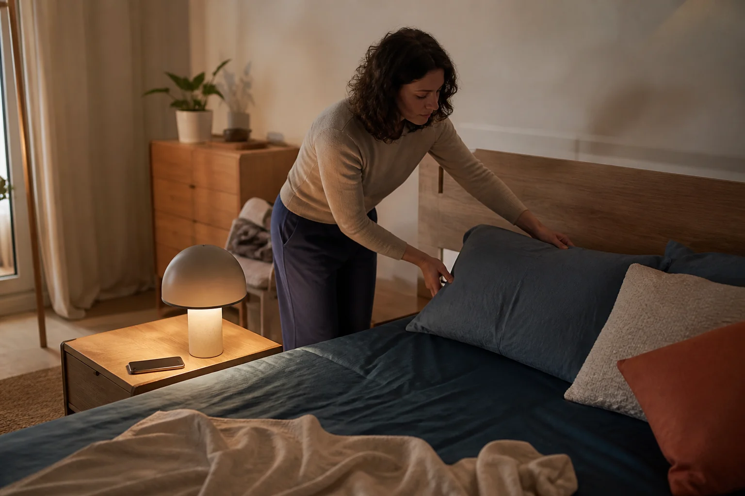 Photographie éditoriale en lien avec « Sleepmaxxing : optimiser son sommeil sans transformer la nuit en performance »
