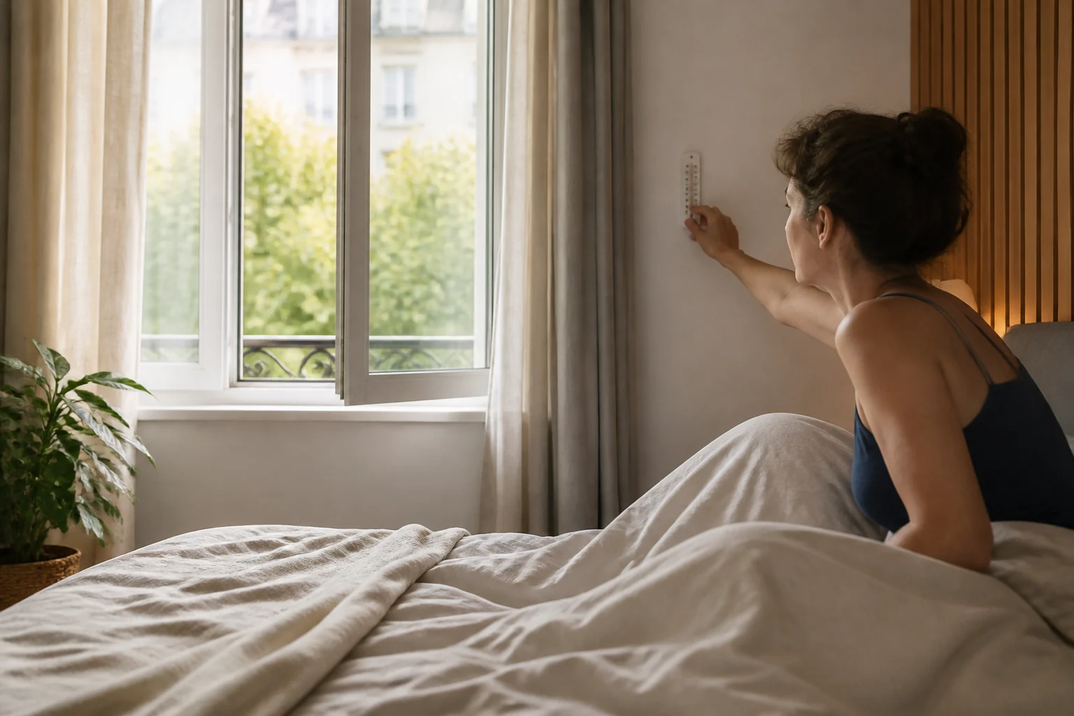 Photographie éditoriale en lien avec « Quelle température dans la chambre pour bien dormir ? »
