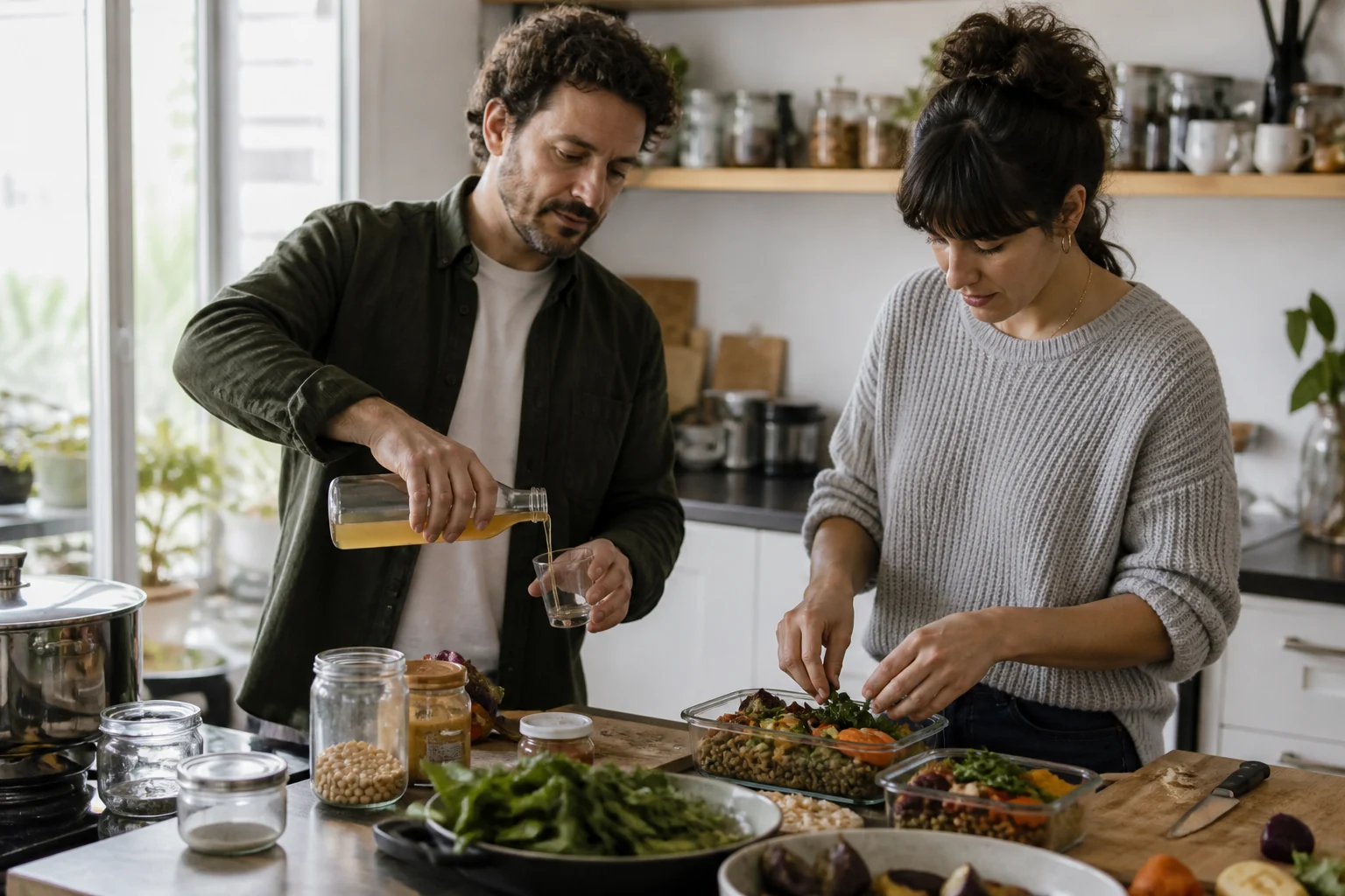Photographie éditoriale en lien avec « Vinaigre de cidre et perte de poids : petit effet, vraies précautions »